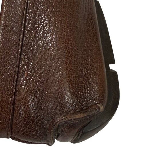 Bally Mens Waldan Driving Loafer Shoes Brown Leather Red Cream Stripe Size US 9? - Picture 12 of 16